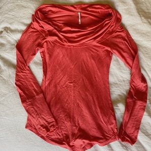 free people cowl neck top